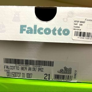 Brown, falcotto, adorable toddler sandals, size 21, brand new, never worn